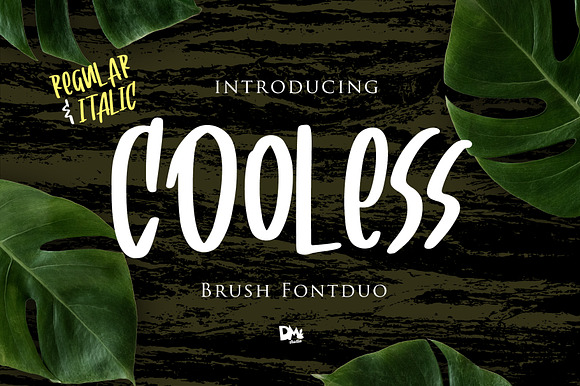 Cooless - Brush Font Duo preview 7