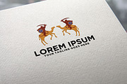 Arabian Soldier with Camel logo, a Branding & Logo Template by REDVY CREATIVE (Thumbnail 1 of 2)