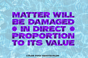 Color fonts ResotE-Fruits, a Font by glukfonts (Thumbnail 7 of 9)