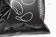Glossy Snack Package Mockup Halfside, a Packaging Mockup by HelenStock (Thumbnail 8 of 8)