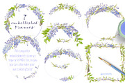 Wisteria - Design Pack, an Illustration by watercolorwild.graphics (Thumbnail 6 of 7)