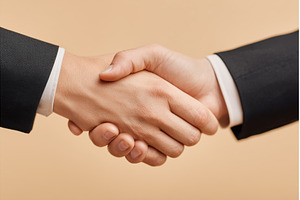 A business meeting is taking place, a Business Photo by ZinetroN