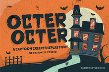 Octer a Halloween Cartoon Font