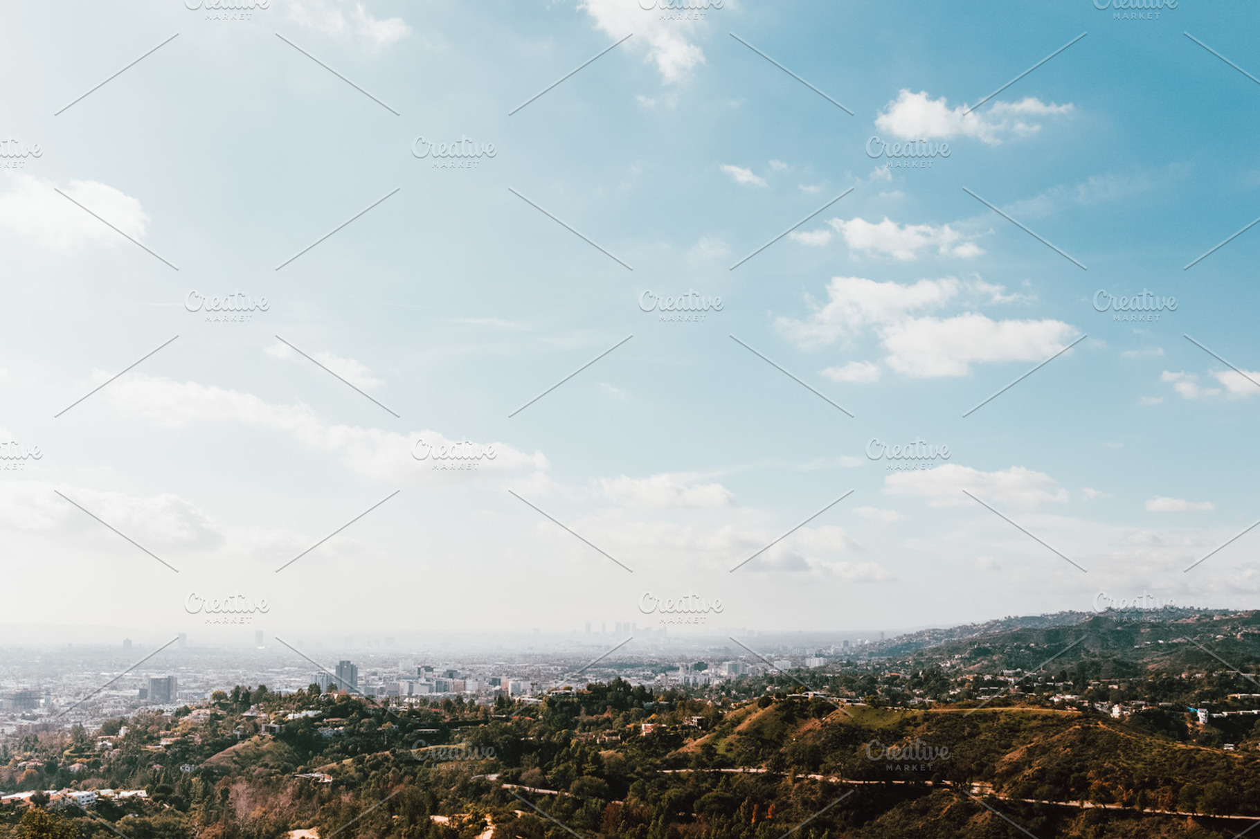 LA Skyline #1, an Architecture Photo by Toby Mitchell
