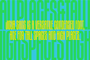 Joya Sans — Condensed Display Font, a Sans Serif Font by B:TYPE (Thumbnail 8 of 10)