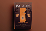 Haunted House Flyer, a Flyer Template by FaraHelal (Thumbnail 1 of 3)