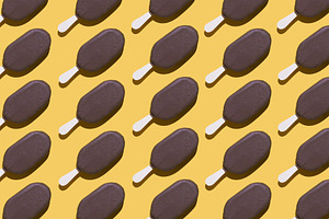 Ice cream popsicles stock photo containing ice and cream
