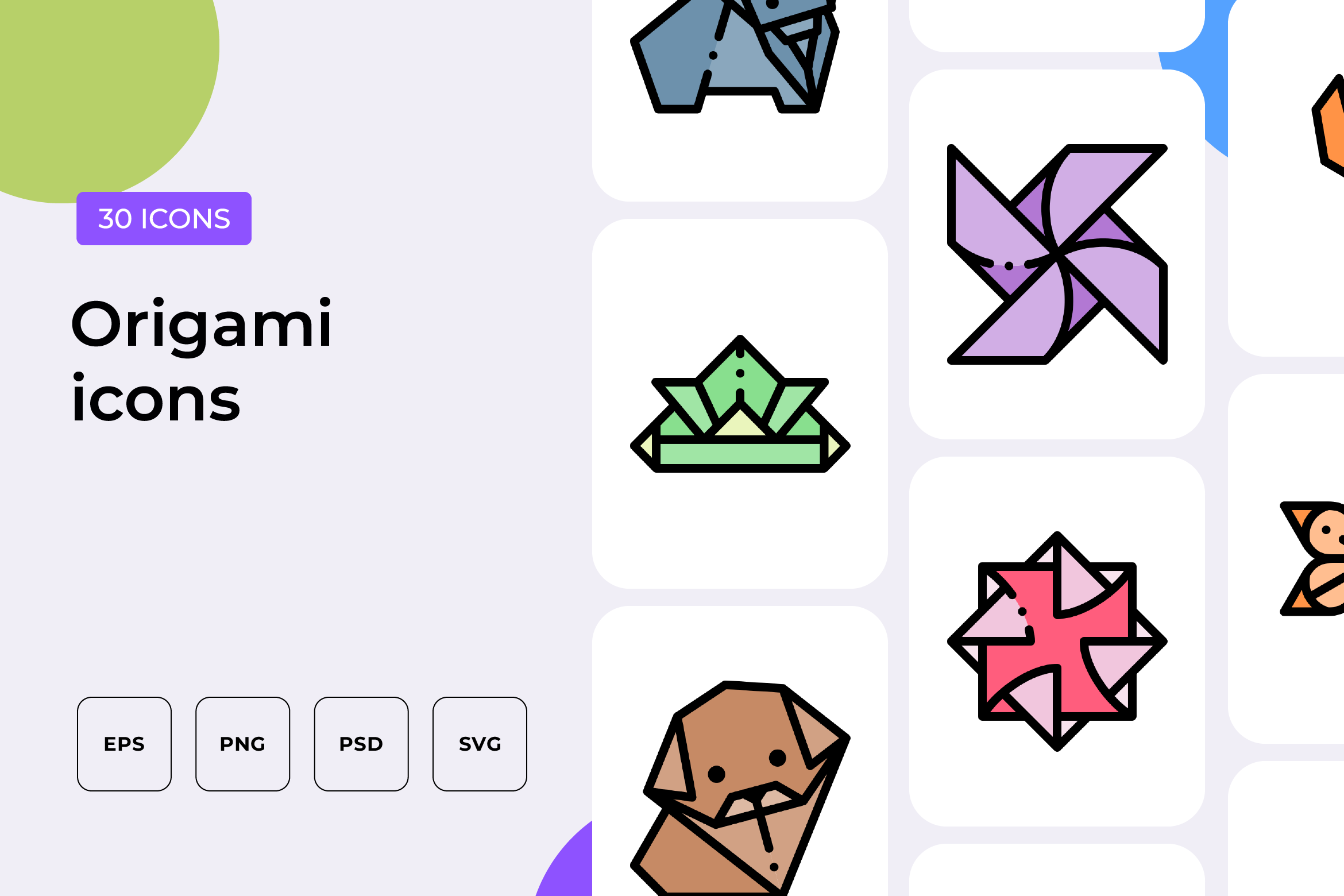 Origami icons, an Outline Icon by Wencory