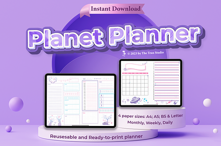 [Ready-to-print] Planet Planner