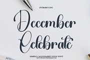 December Celebrate, a Handwritten Font by InermediaSTUDIO (Thumbnail 1 of 8)