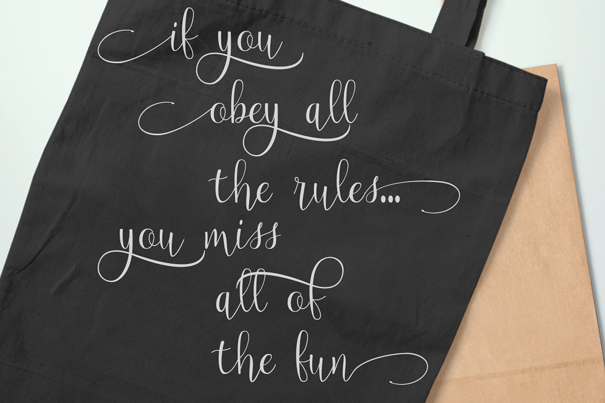 Magnolia, a Script Font by PollemSt (Photo 3 of 8)