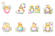Easter Baby Chick PNG Clipart Cute., an Animal Illustration by KennedyStudio (Thumbnail 2 of 5)
