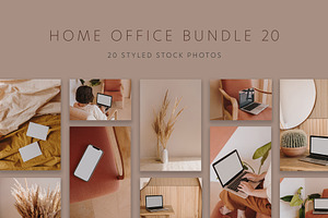 Home Office Bundle 20, a Business Photo by Floral Deco