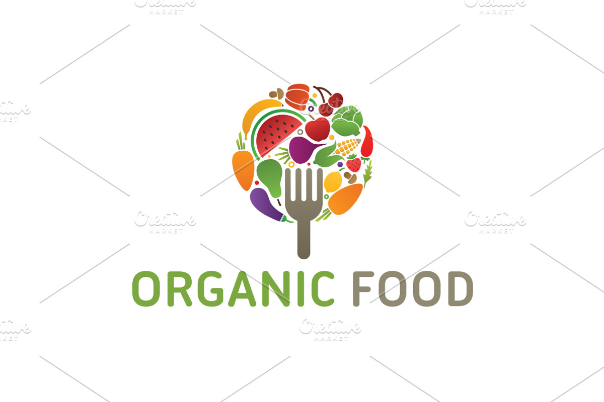 Organic Food Logo, a Branding & Logo Template by Martin-Jamez (Photo 1 of 4)
