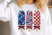 Patriotic Popsicle PNG, 4th of July, a Seasonal Illustration by Canvas Craft (Thumbnail 2 of 6)