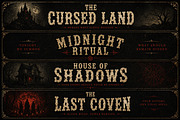 ShadowForge – Fantasy Display Font, a Script Font by Wow Magic (Thumbnail 5 of 5)