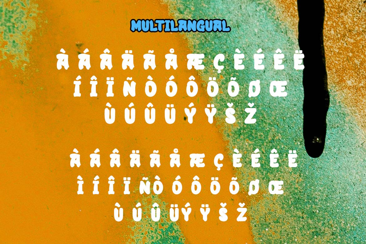 Angombe, a Font by twinstd (Photo 8 of 10)
