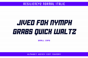 RESILIENCY FONT FAMILY