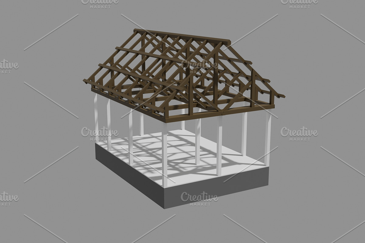 House Building - Type 1, an Architecture 3D Model by mrfauzi (Photo 6 of 22)