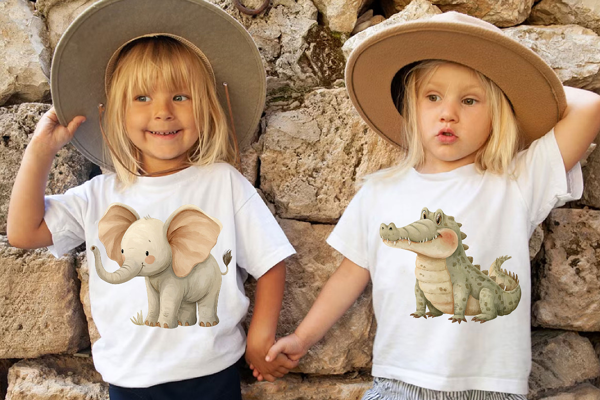 Safari Friends Animals collection, an Illustration by DreamCafeArt (Photo 6 of 10)