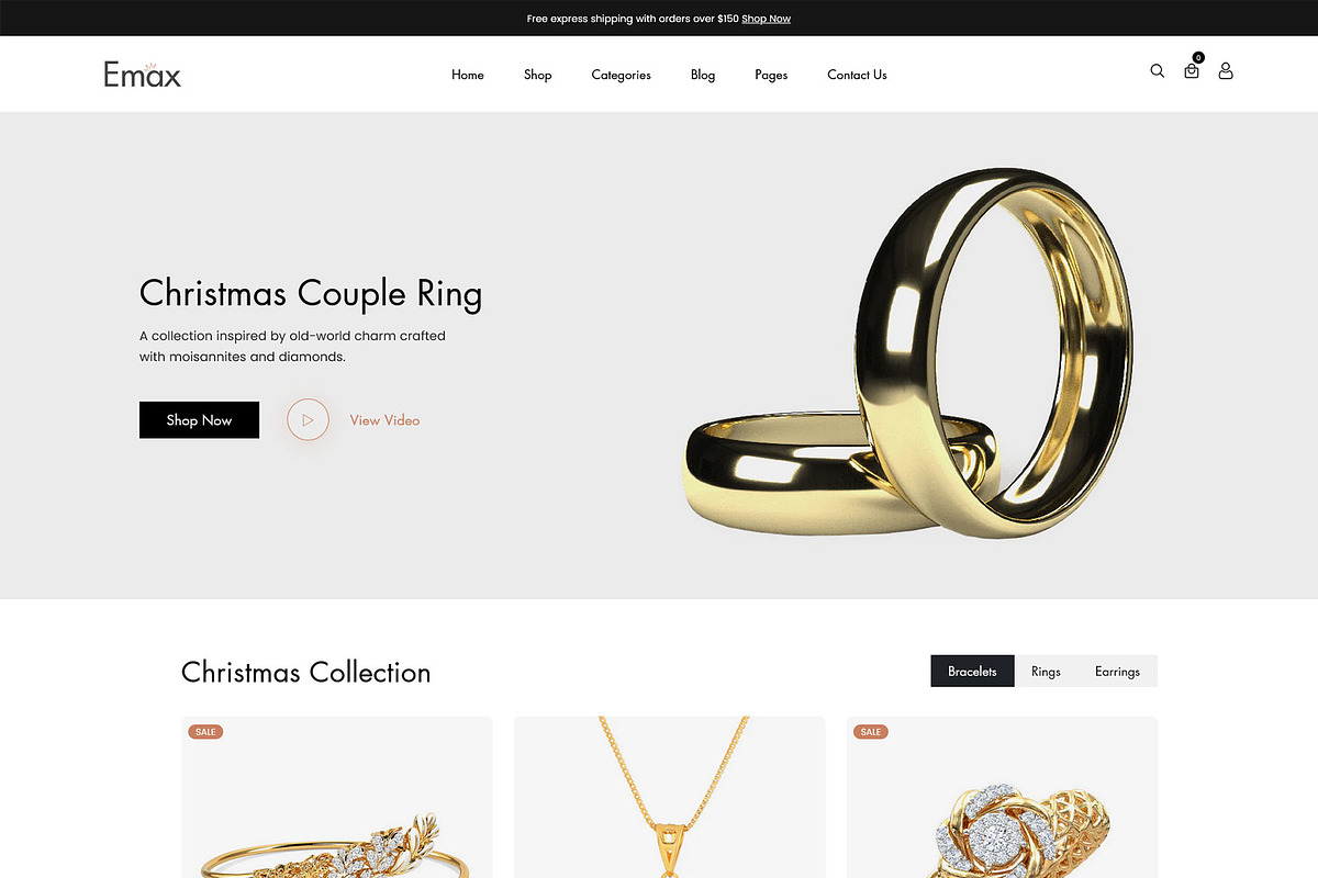 Emax - Jewelry Store Shopify Theme, a Shopify Template by Team90Degree (Photo 3 of 6)