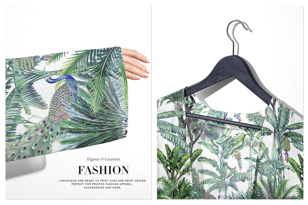 Lush Retreat Prints & Motifs, a Pattern Graphic by TSTUDIO (Photo 10 of 11)