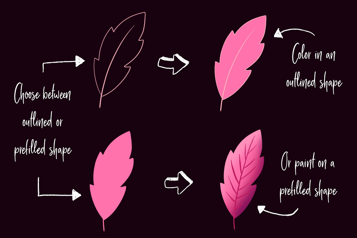 Wreath maker kit for Procreate, a Brush Add-On by Littlefield Design (Photo 6 of 14)
