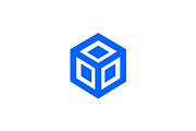 Minimal Geometric Hexagon Cube Logo, a Branding & Logo Template by Vectorium Studio (Thumbnail 1 of 9)