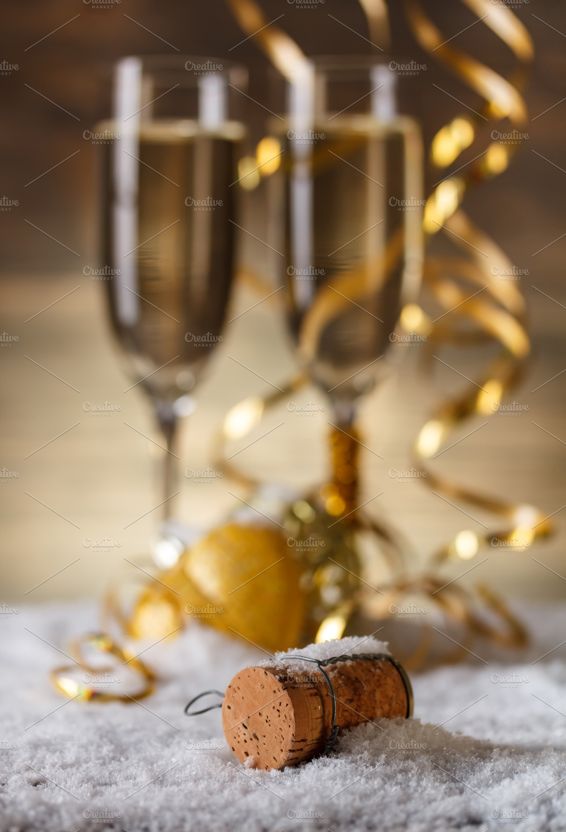 New year's concept stock photo containing two and nobody