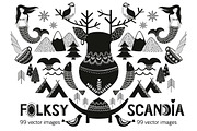 Folksy Scandia, an Animal Illustration by Chus Moreno Studio (Thumbnail 1 of 10)