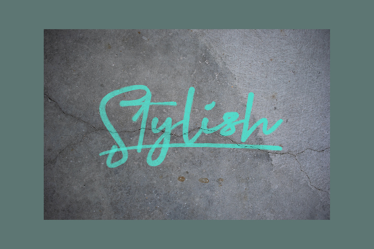 Joonfloss Font | Brush Script, a Script Font by Jadatype.id (Photo 5 of 8)
