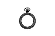 Vintage Pocket Watch SVG Bundle, an Illustration by yasushie (Thumbnail 12 of 31)