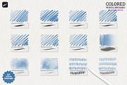 Colored Pencil Brushes for Procreate, a Brush Add-On by Julia Dreams (Thumbnail 6 of 9)