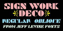 Sign Work Deco JNL
