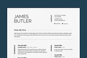 James | CV / resume template, a Resume Template by CV house (Thumbnail 8 of 9)