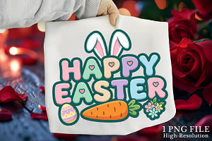 Happy Easter Png, Easter Png, an Illustration by Canvas Craft