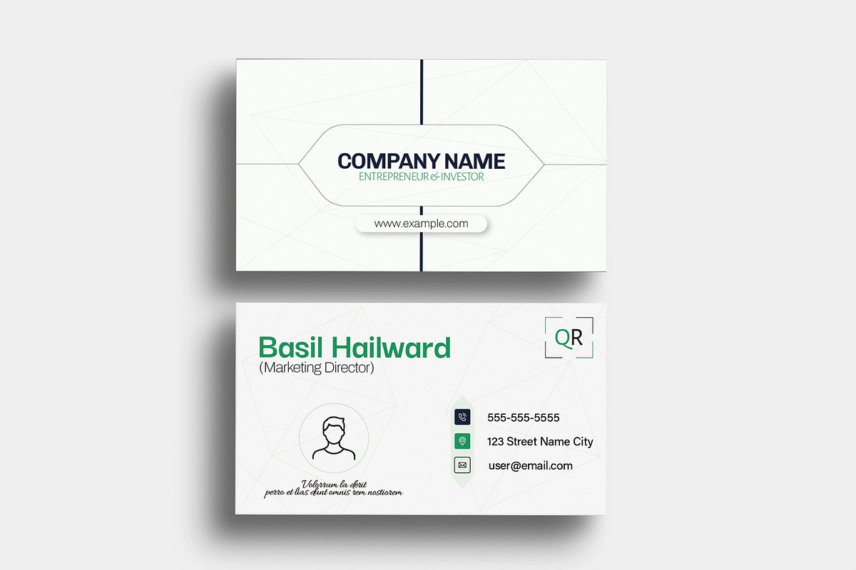Business Card Template, a Business Card Template by MightyDesign (Photo 1 of 6)