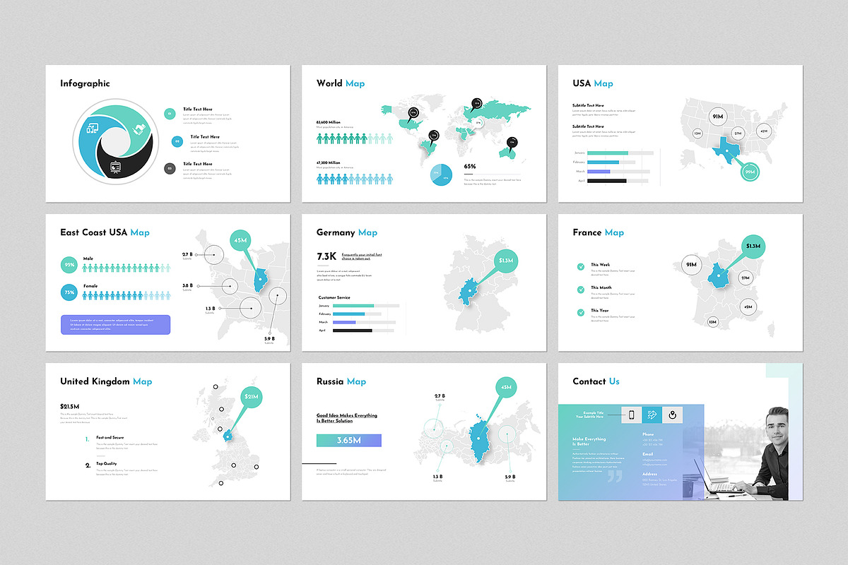 Marketing Plan Presentation Template, a Presentation Template by GenerousArt (Photo 6 of 8)