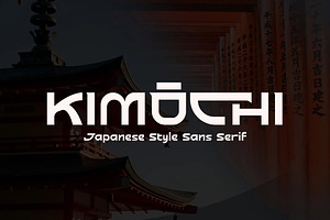 Kimochi – Japanese Style Sans Serif
