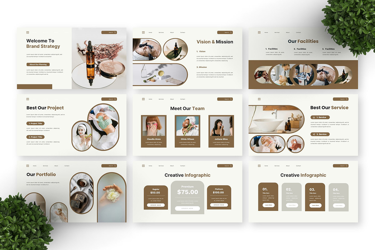Brand Strategy - Cosmetic GSL, a Presentation Template by Deepslide Studio (Photo 6 of 6)