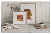 Autumn Spicy.Hand draw watercolor, an Object Graphic by ma_i_vi (Thumbnail 6 of 10)