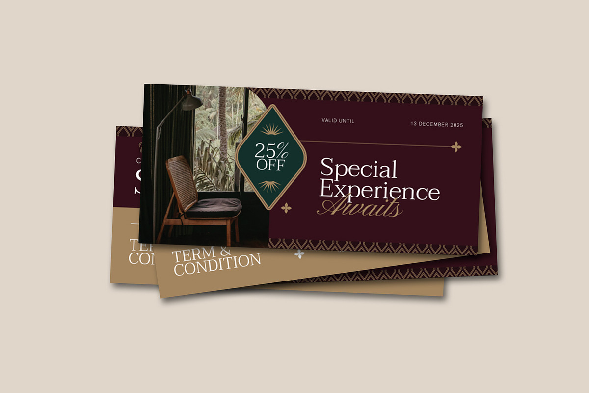 Gandhara Sanctuary - Gift Voucher, a Print Template by Fannan Studio (Photo 2 of 3)