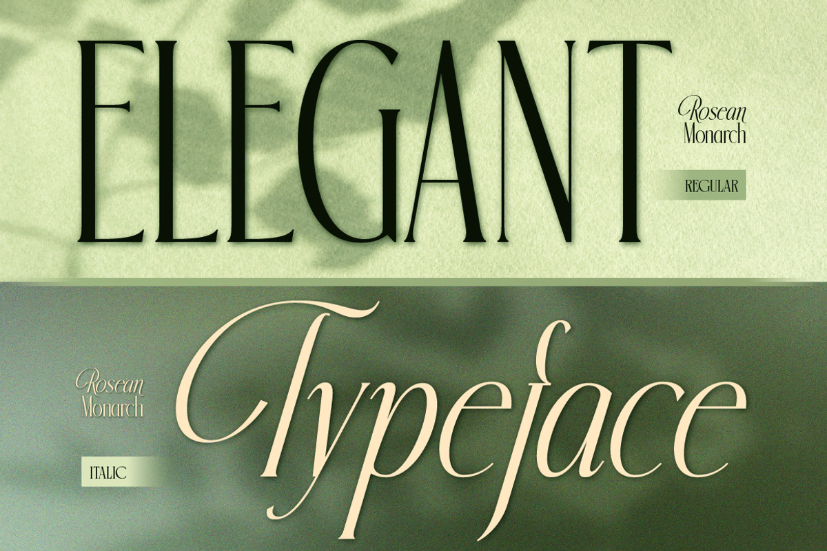 Rosean Monarch, a Serif Font by Burntilldead (Photo 4 of 12)