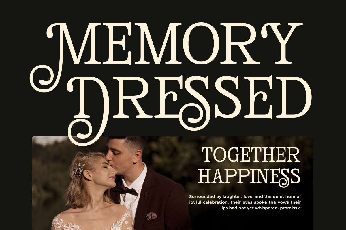 Broadest - Swash Decorative Serif, a Serif Font by Shakira Studio (Photo 2 of 10)