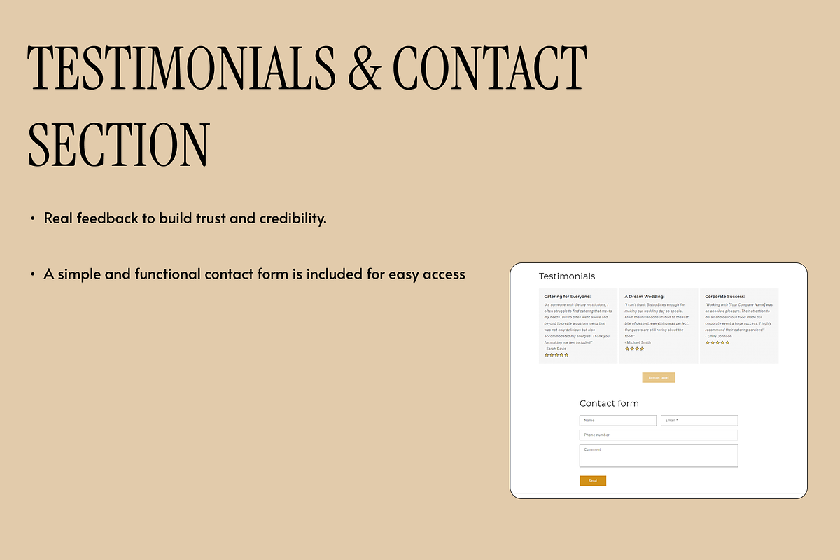Premium Website Service for Business, a Shopify Template by Menekshev (Photo 4 of 5)