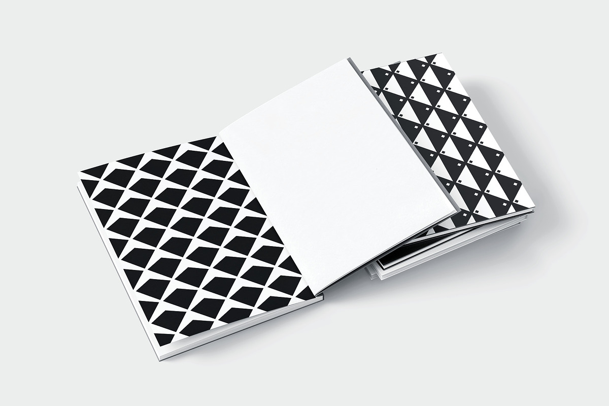 Rhombus - 12 Seamless Patterns, a Pattern Graphic by Tustan (Photo 4 of 4)