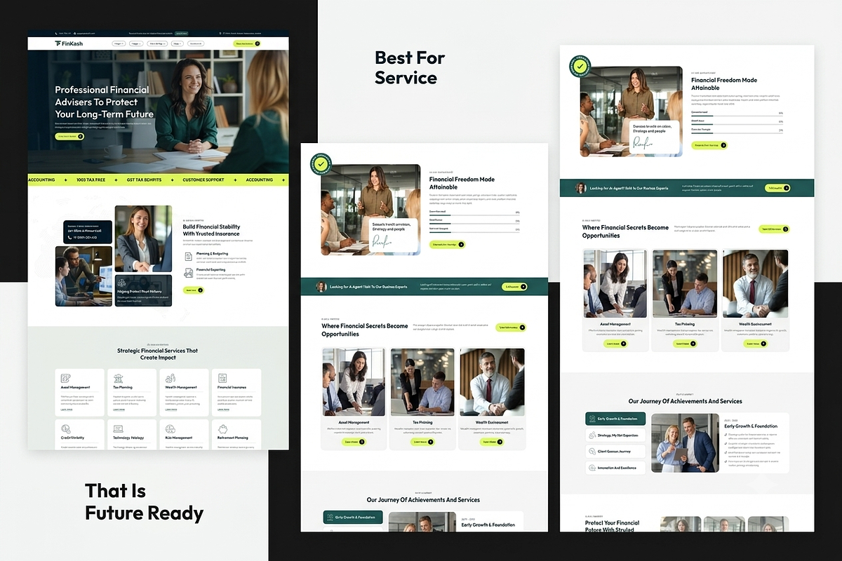 Finkash Finance Consulting Wordpress, a WordPress Template by ThemesRain (Photo 3 of 3)