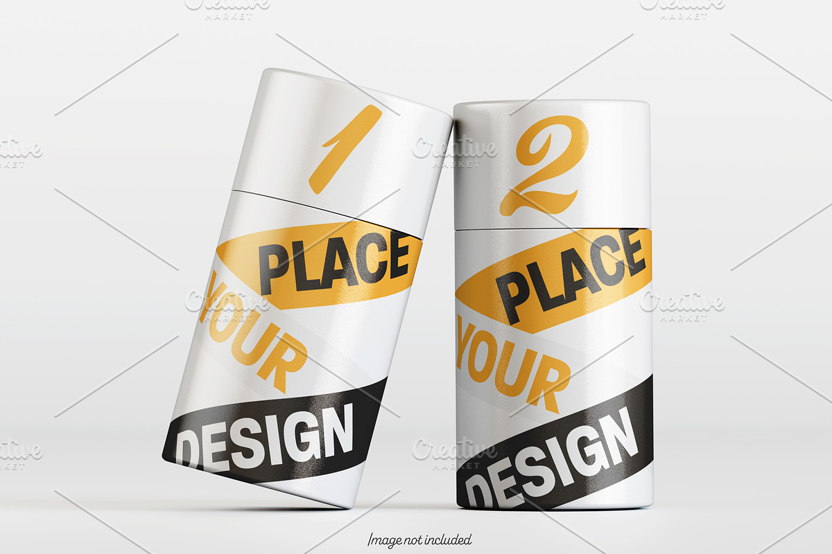 Paper tube mockup bundles V1, a Packaging Mockup by Ambo Ampeng (Photo 14 of 26)