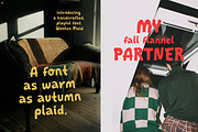 WoolenPlaid Autumn Cozy Playful Sans, a Sans Serif Font by Struvictory.art (Thumbnail 2 of 9)