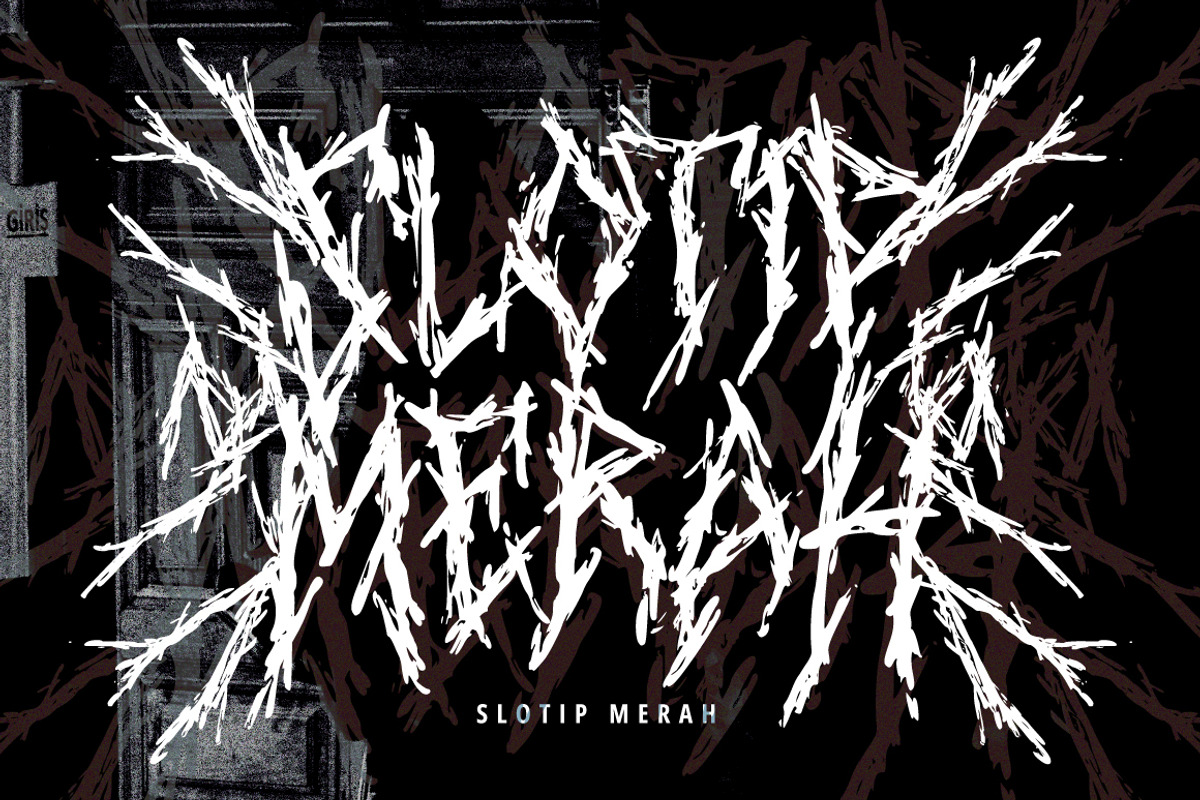 School Silence - Death Metal Font, a Blackletter Font by tebaltipislab (Photo 2 of 12)